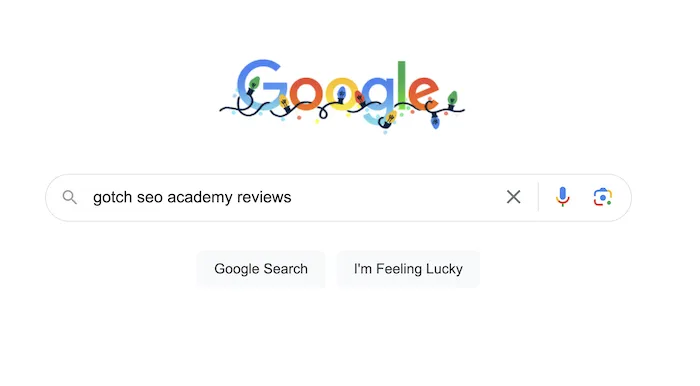 Search Intent Example
