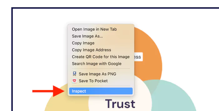 Inspect element in Chrome
